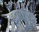 Art meets Ice 2007: A sturgeon.