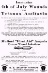 Vol. 7, No. 4, Ad: Tetanus vaccine.